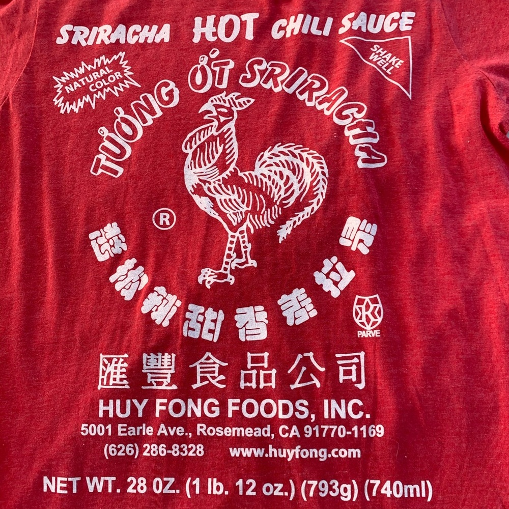 Sriracha Medium t-shirt for your collection